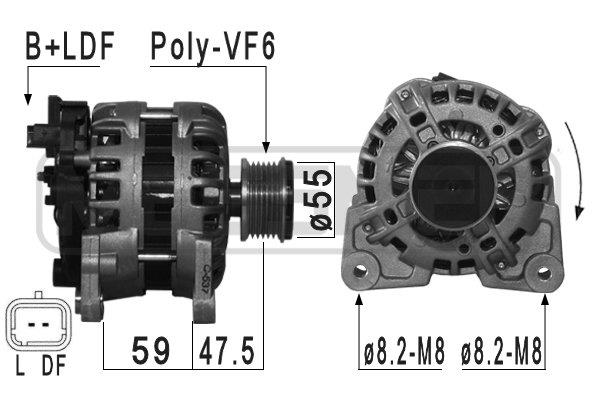 Generator / Alternator 209035A ERA