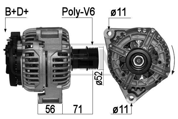 Generator / Alternator 209045A ERA