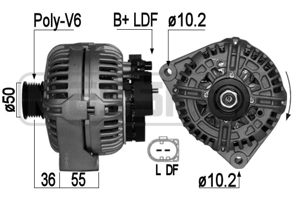 Generator / alternator 209049A ERA