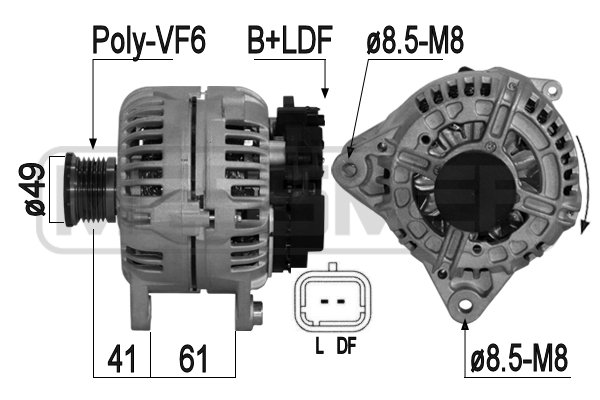Generator / Alternator 209053A ERA