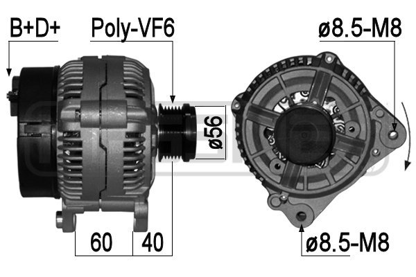 Generator / Alternator 209067A ERA