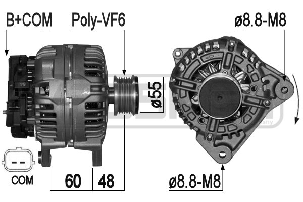 Generator / Alternator 209071 ERA