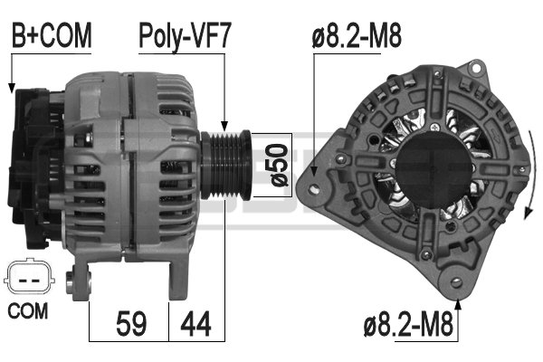 Generator / Alternator 209073A ERA