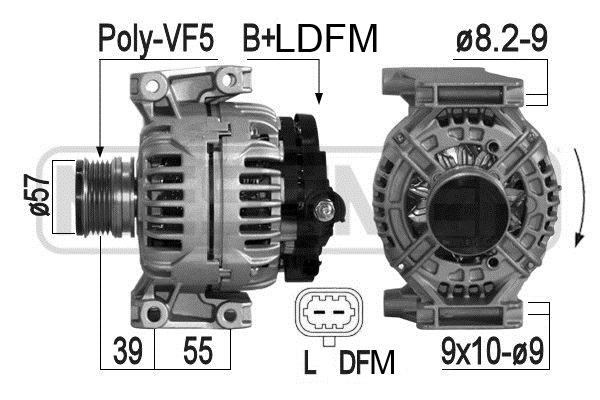Generator / Alternator 209078A ERA