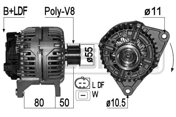 Generator / Alternator 209084 ERA