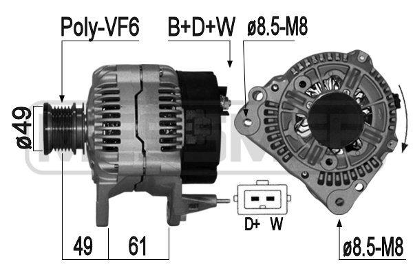 Generator / Alternator 209095A ERA