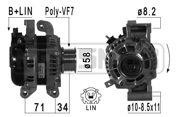 Generator / Alternator 209106 ERA