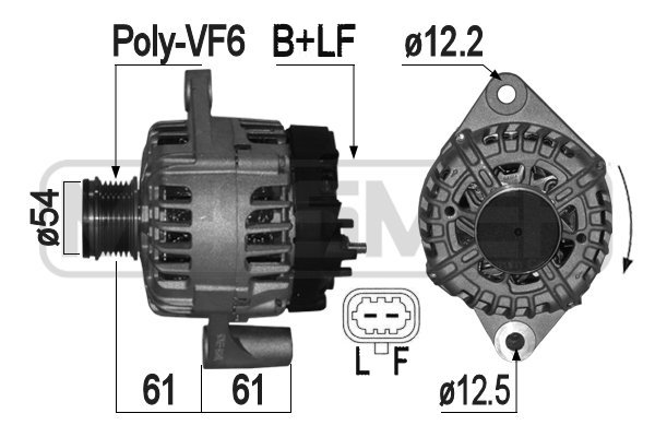 Generator / Alternator 209138A ERA