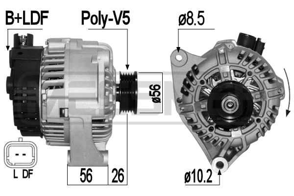 Generator / Alternator 209160A ERA