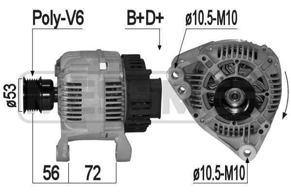 Generator / Alternator 209162 ERA