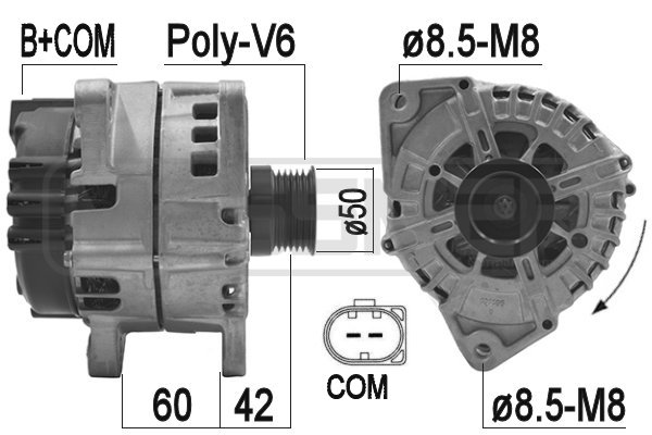 Generator / Alternator 209187 ERA