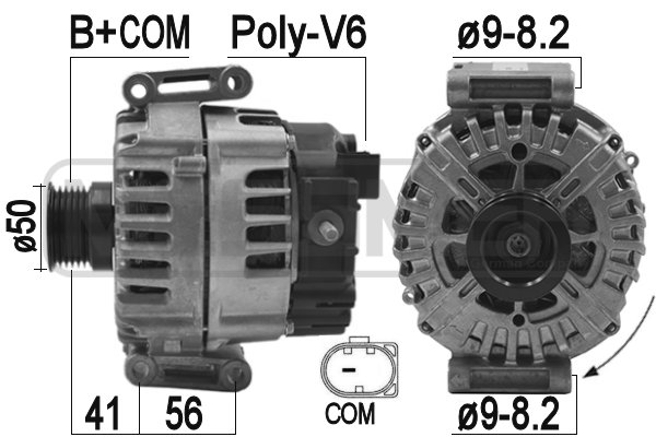 Generator / alternator 209188 ERA