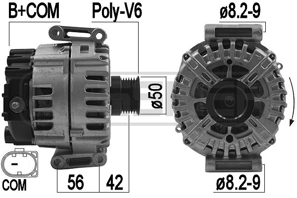 Generator / alternator 209189 ERA