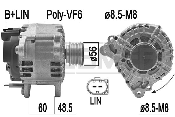 Generator / Alternator 209191 ERA