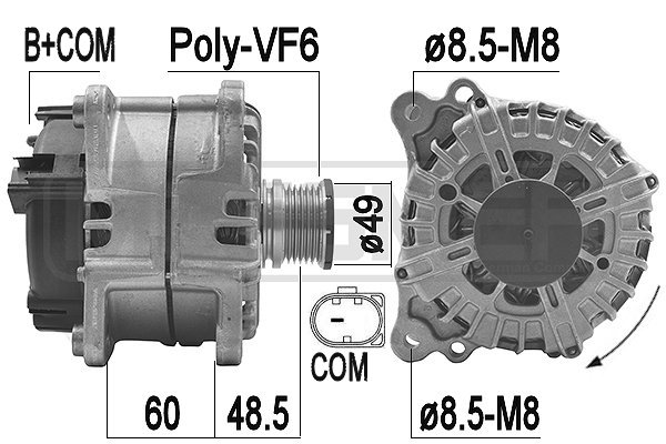 Generator / alternator 209202 ERA