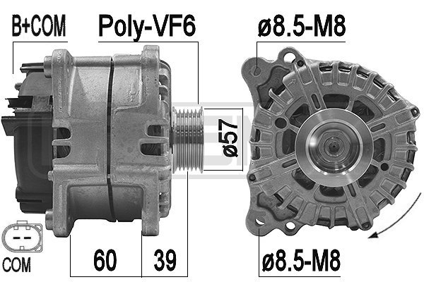 Generator / Alternator 209205 ERA