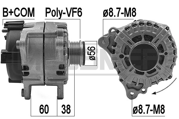 Generator / Alternator 209209 ERA