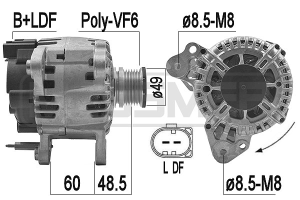 Generator / Alternator 209217 ERA