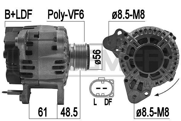Generator / Alternator 209219 ERA