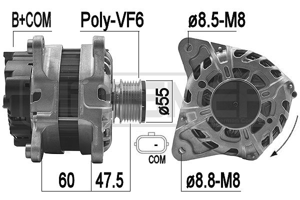 Generator / Alternator 209224 ERA