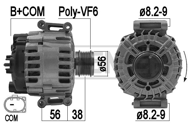 Generator / alternator 209235 ERA