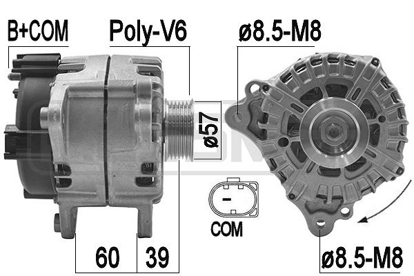 Generator / Alternator 209273 ERA