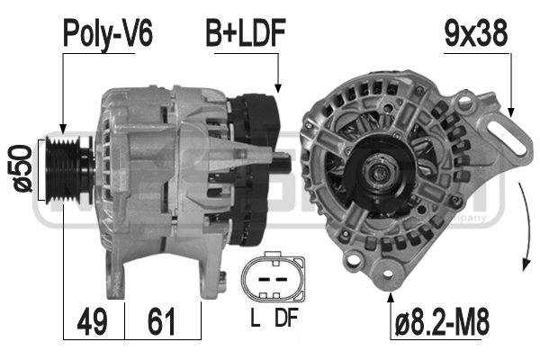 Generator / Alternator 209303A ERA