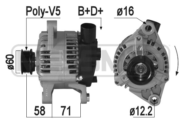Generator / Alternator 209305A ERA