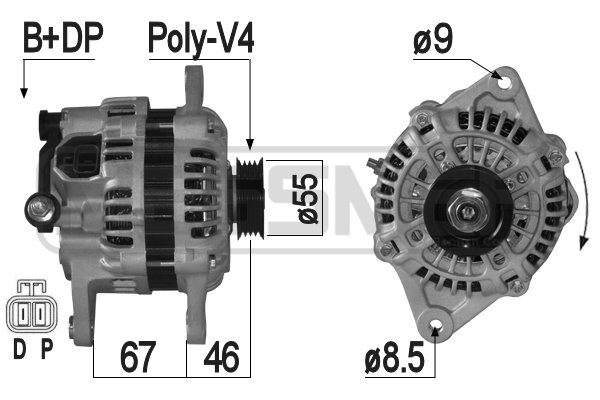Generator / Alternator 209310A ERA