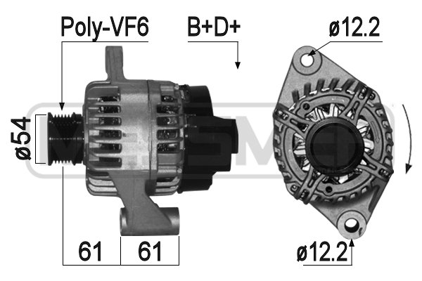 Generator / alternator 209323 ERA