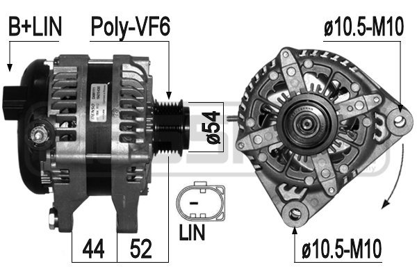 Generator / Alternator 209324 ERA