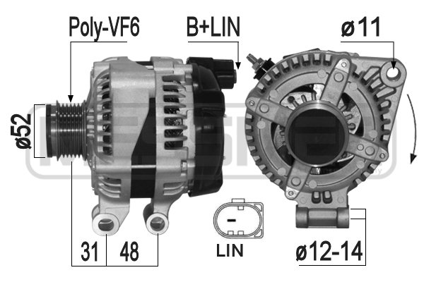 Generator / Alternator 209331A ERA