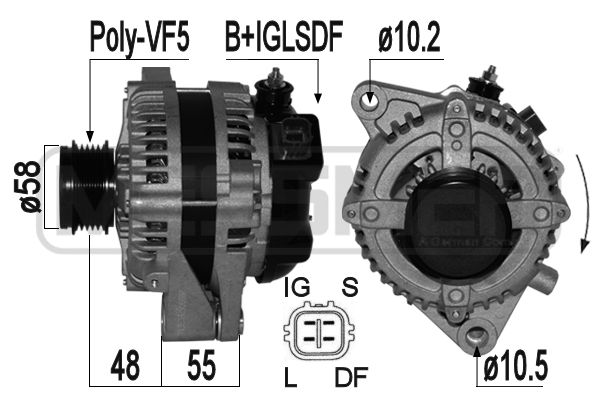 Generator / Alternator 209346A ERA