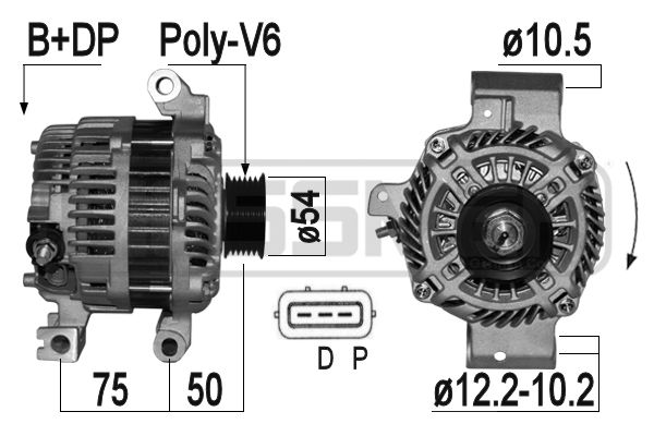 Generator / Alternator 209352A ERA