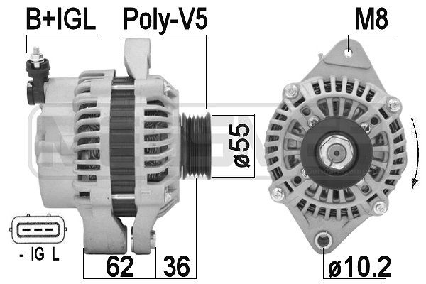 Generator / Alternator 209353A ERA