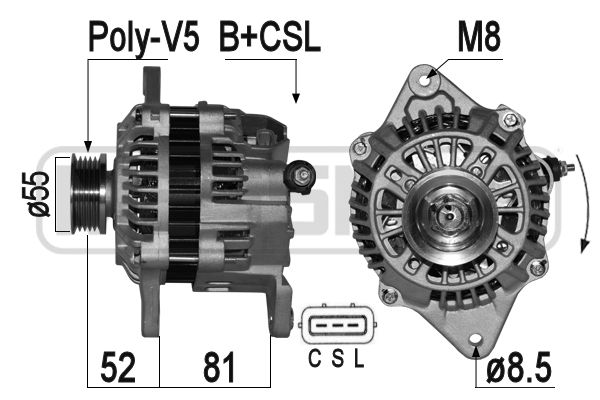 Generator / Alternator 209355A ERA