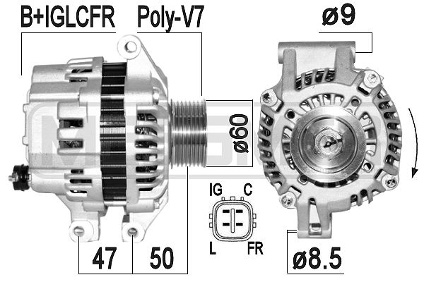 Generator / Alternator 209356A ERA