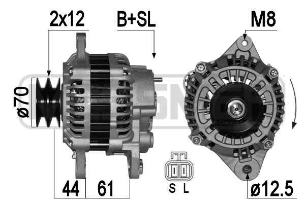 Generator / Alternator 209365A ERA