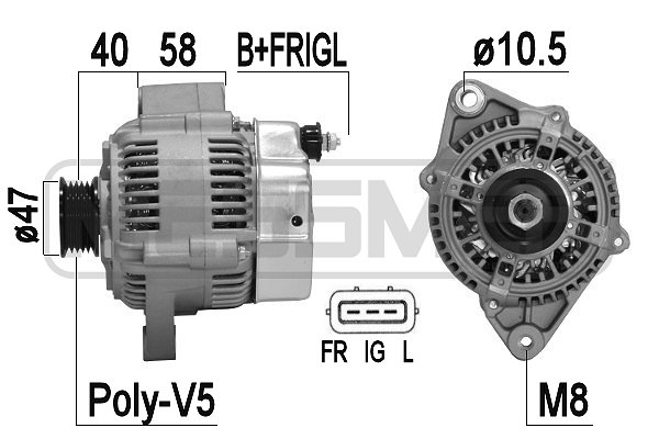 Generator / Alternator 209372A ERA
