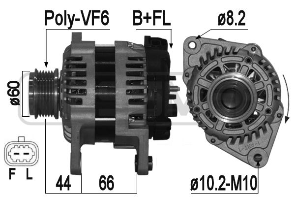 Generator / alternator 209388 ERA