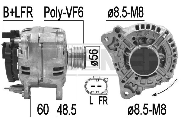 Generator / Alternator 209393 ERA