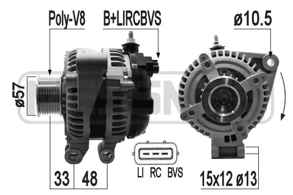Generator / Alternator 209407A ERA