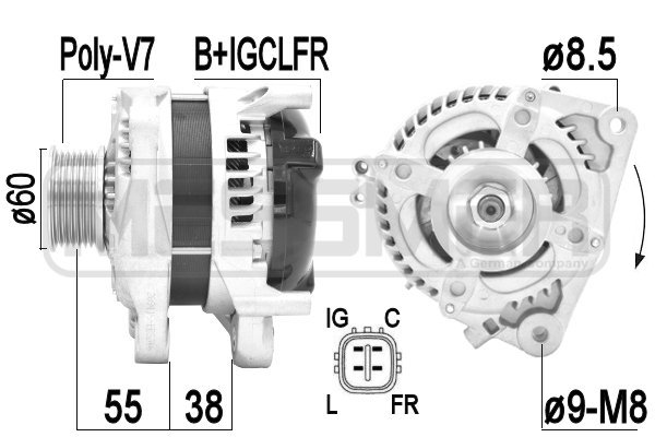 Generator / Alternator 209412A ERA