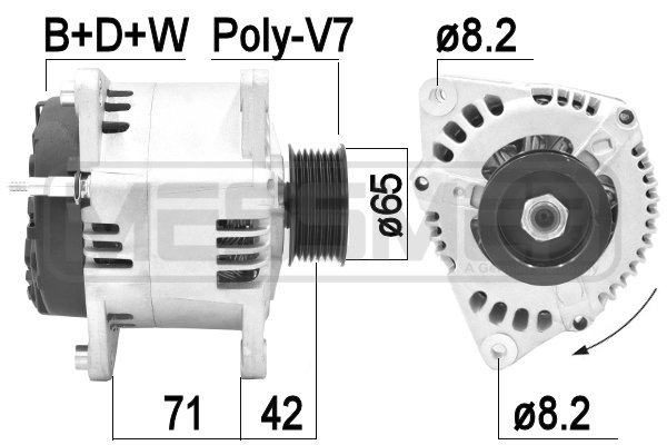 Generator / Alternator 209415A ERA