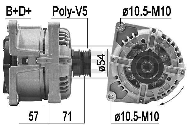 Generator / Alternator 209418A ERA