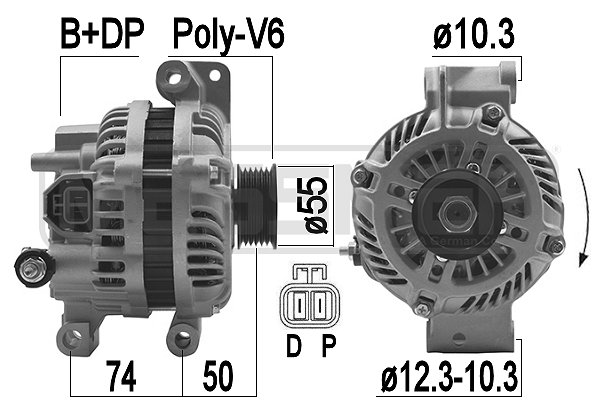Generator / Alternator 209422A ERA