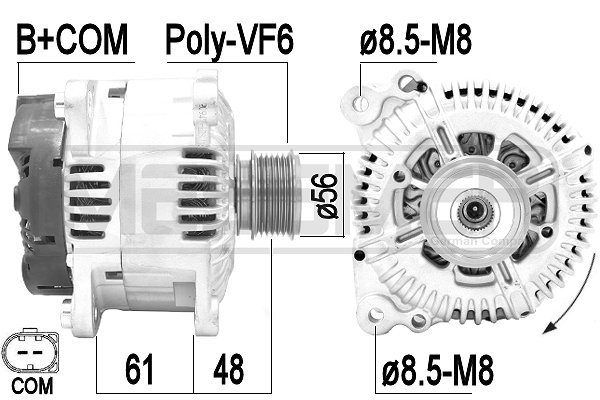 Generator / Alternator 209423A ERA