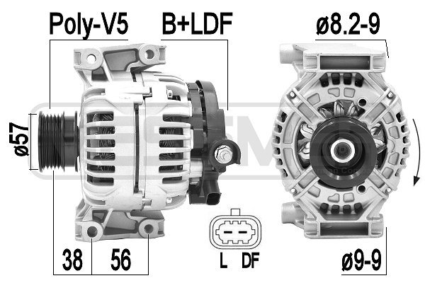 Generator / Alternator 209425A ERA