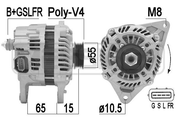 Generator / Alternator 209444A ERA