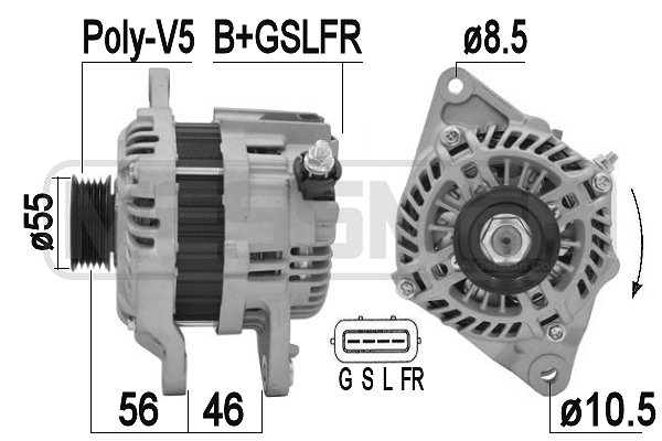Generator / Alternator 209448A ERA